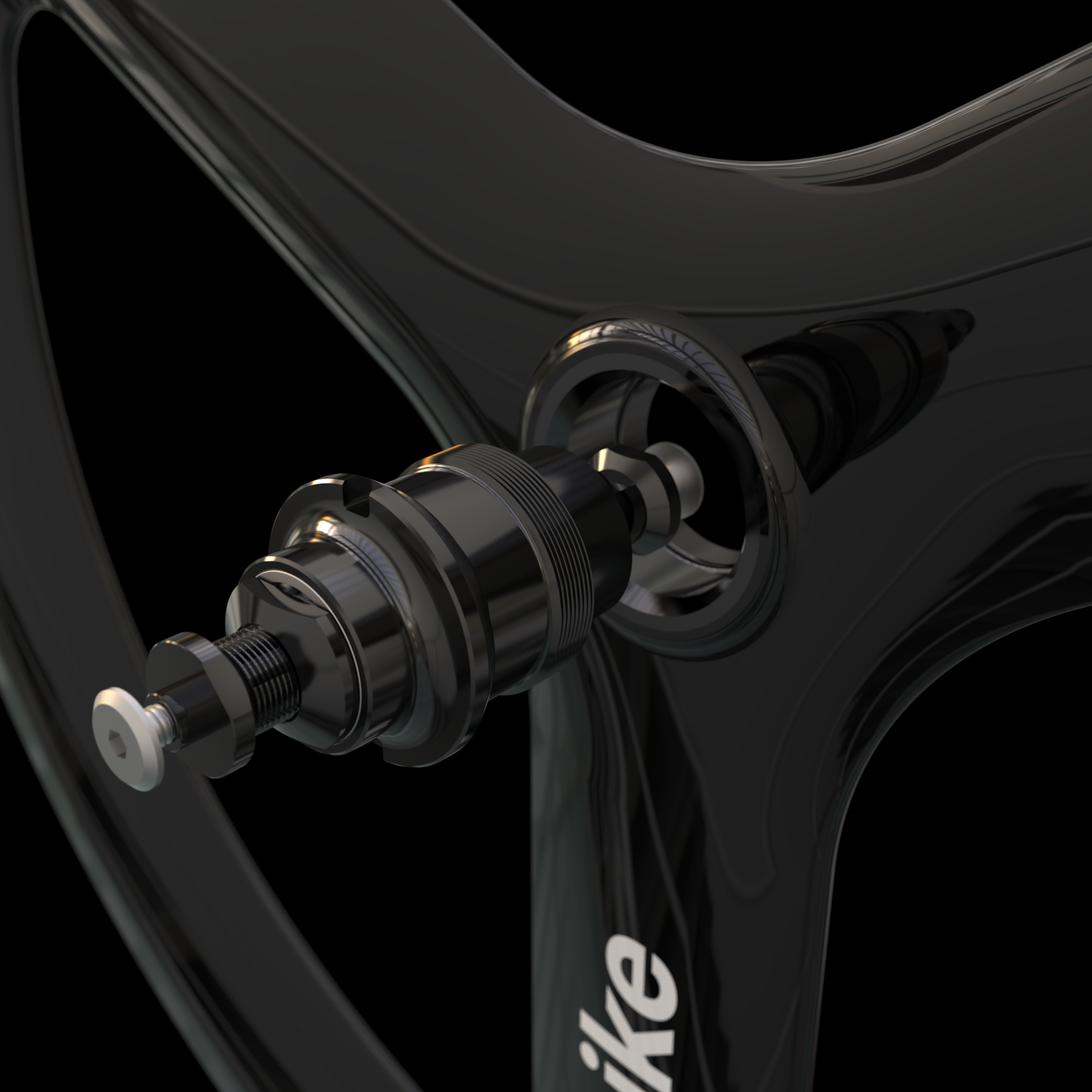 Velobike Altair 3-Spoke Wheel Hub interface