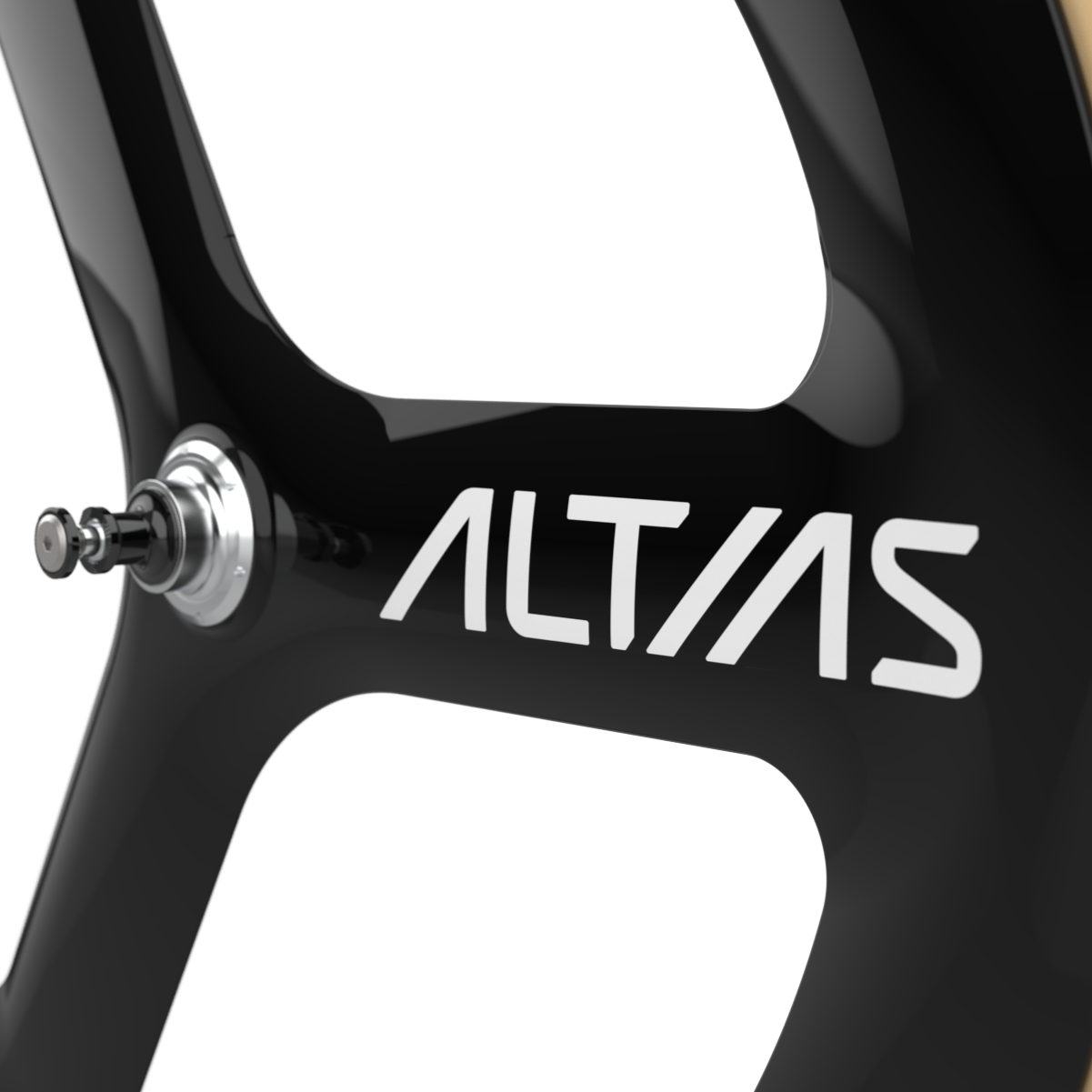 Velobike Altias 3-Spoke Wheel detail 4